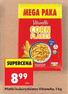 Biedronka Płatki kukurydziane Vitanella oferta