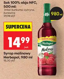 Biedronka Syrop malinowy Herbapol oferta