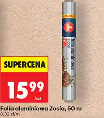 Biedronka Folia aluminiowa Zosia, 50 m oferta