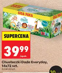 Biedronka Chusteczki Dada Everyday, 14x72 szt oferta