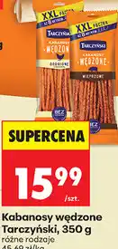 Biedronka Kabanosy wędzone Tarczyński oferta