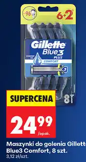 Biedronka Maszynki do golenia Gillette Blue3 Comfort, 8 szt oferta