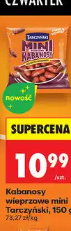 Biedronka Kabanosy wieprzowe mini Tarczyński oferta