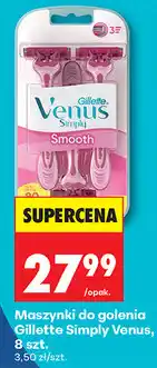 Biedronka Maszynki do golenia Gillette Simply Venus, 8 szt oferta