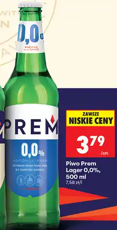 Biedronka Piwo Prem Lager 0,0% oferta