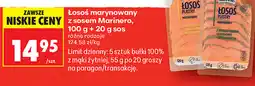 Biedronka Łosoś marynowany z sosem Marinero, 100 g + 20 g sos (różne rodzaje) oferta