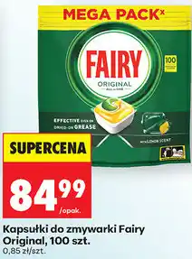 Biedronka Kapsułki do zmywarki Fairy Original, 100 szt oferta