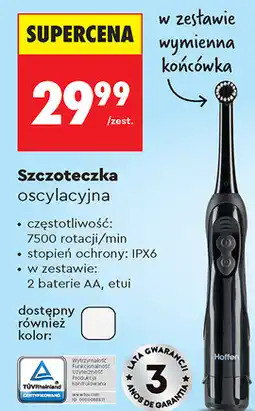 Biedronka Szczoteczka oscylacyjna Hoffen oferta