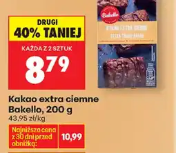 Biedronka Bakello Kakao extra ciemne oferta