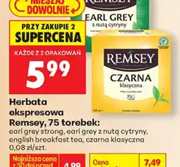 Biedronka Herbata ekspresowa Remsey oferta