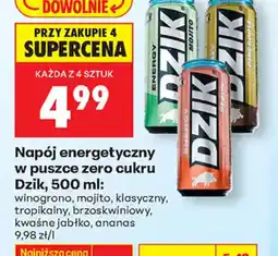 Biedronka Dzik napój energetyczny oferta