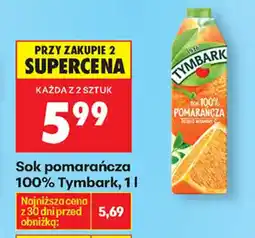 Biedronka Tymbark Sok pomarańcza oferta