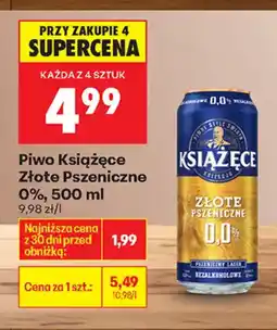Biedronka Piwo Książęce Złote Pszeniczne oferta