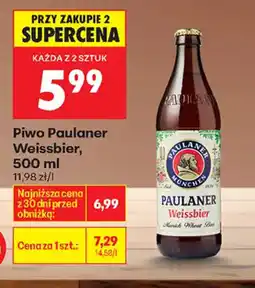 Biedronka Piwo Paulaner Weissbier oferta