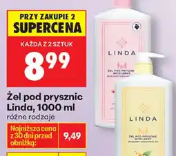 Biedronka Linda żel pod prysznic oferta