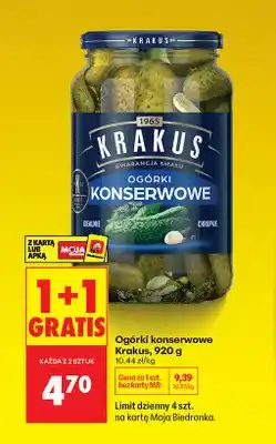 Biedronka Ogórki konserwowe oferta