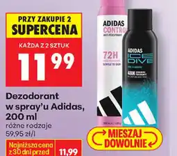 Biedronka Adidas Dezodorant w spray'u oferta