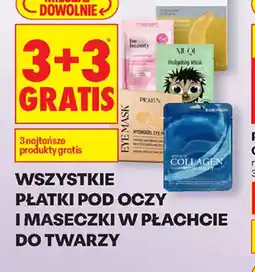 Biedronka Płatki pod oczy i maseczki oferta
