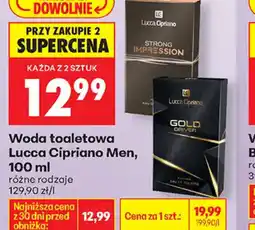 Biedronka Lucca Cipriano Men woda oferta