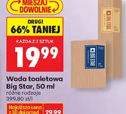 Biedronka Big Star woda toaletowa oferta