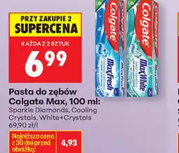 Biedronka Colgate Pasta do zębów Max oferta