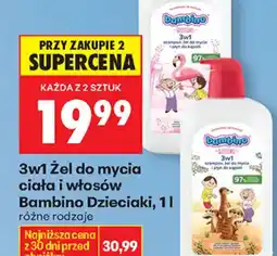 Biedronka Bambino Zel do mycia ciała i włosów oferta