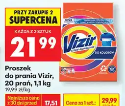 Biedronka Vizir proszek do prania oferta