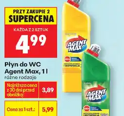 Biedronka Płyn do WC Agent Max oferta