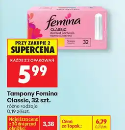 Biedronka Femina Tampony oferta