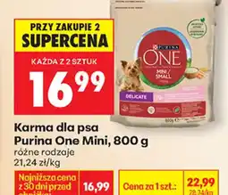Biedronka Purina One Karma dla psa Mini oferta