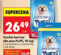 Biedronka Puffi sucha karma dla psa oferta