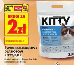 Biedronka Kitty żwirek silikonowy dla kotów oferta