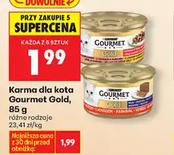 Biedronka Gourmet Gold karma dla kota oferta