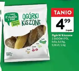 Intermarche Ogórki kiszone z sadów i pól folia oferta