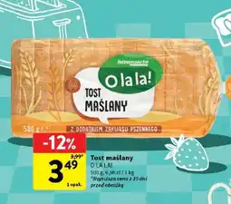 Intermarche Tost maślany oferta