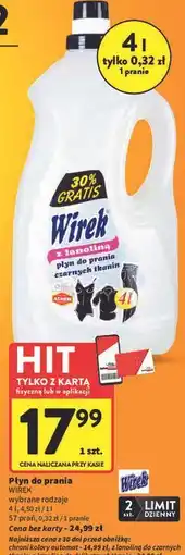 Intermarche Płyn do prania Wirek oferta