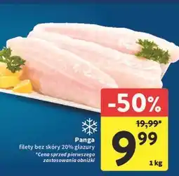 Intermarche Panga filety bez skóry 20% glazury oferta