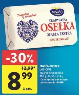 Intermarche Masło ekstra Łosickie Tradycyjna osełka oferta