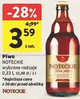 Intermarche Piwo Noteckie wybrane rodzaje oferta