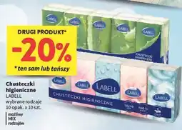 Intermarche Chusteczki higieniczne Labell 10 opak. x 10 szt oferta