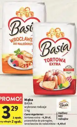 Intermarche Mąka Basia wybrane rodzaje oferta