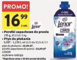 Intermarche Perełki zapachowe do prania / Płyn do płukania LENOR wybrane rodzaje oferta