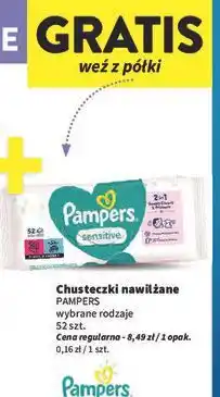 Intermarche Chusteczki nawilżane PAMPERS wybrane rodzaje oferta