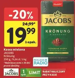 Intermarche Kawa mielona JACOBS Krönung oferta