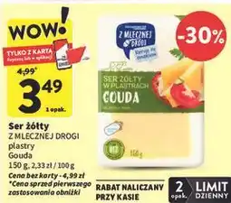 Intermarche Ser żółty Z Mlecznej Drogi plastry Gouda oferta