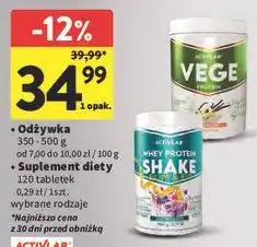 Intermarche Odżywka / Suplement diety ACTIVLAB wybrane rodzaje oferta