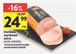 Intermarche Kiełbasa szynkowa extra Madej Wróbel oferta