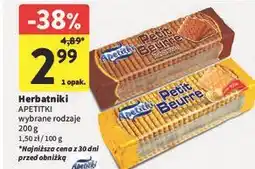 Intermarche Herbatniki APETITKI wybrane rodzaje oferta