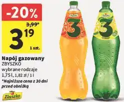 Intermarche Napój gazowany Zbyszko wybrane rodzaje oferta