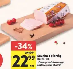 Intermarche Szynka z piersią INDYKPOL oferta